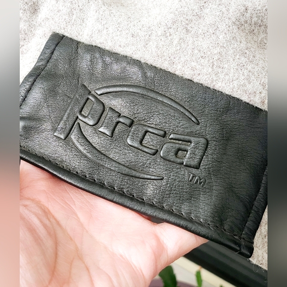 Wrangler Wool, Cotton & Leather Vest, 2018 NFR Las Vegas PRCA Gray Vest, Size S - Picture 12 of 16